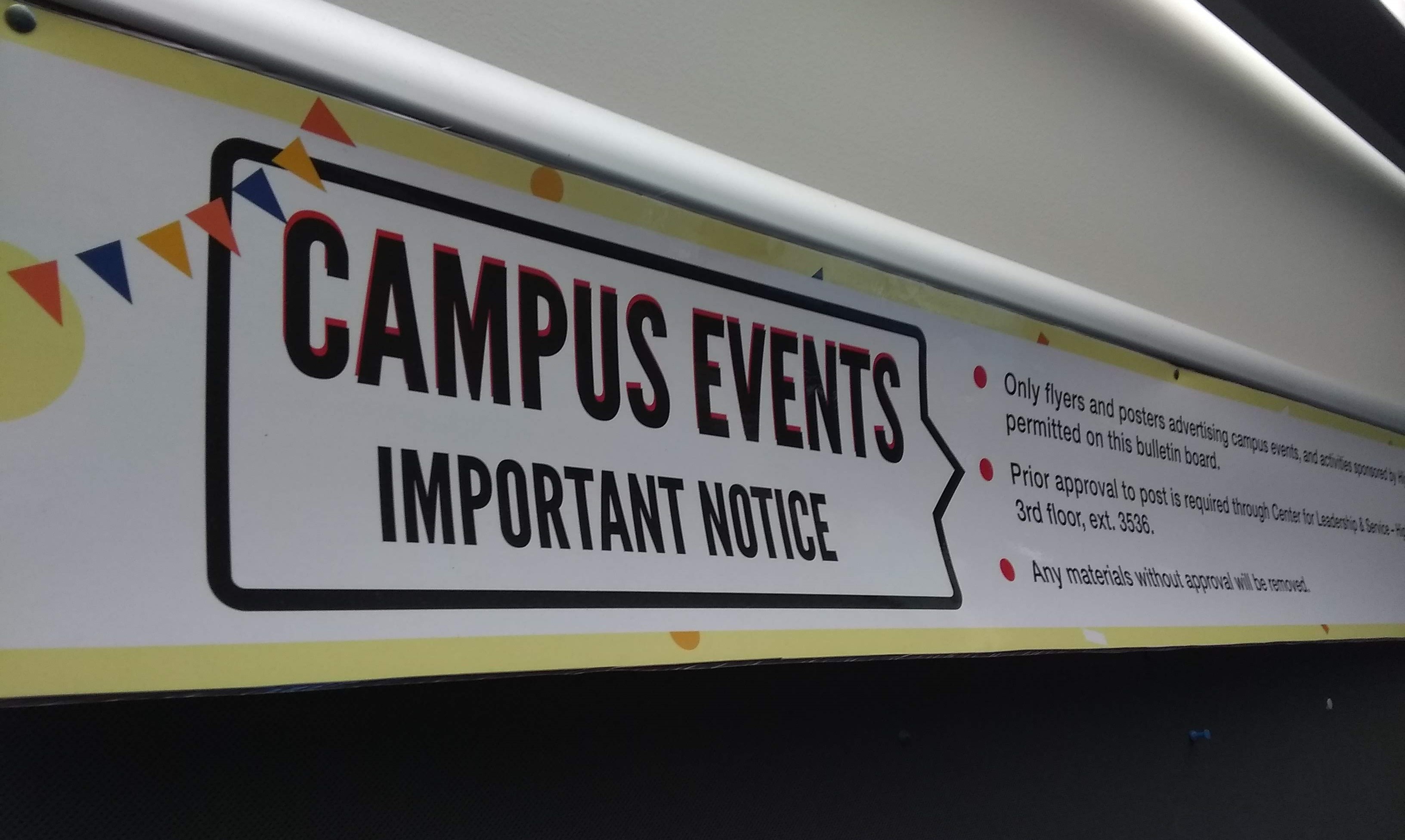 Campus Events Bulletin Board