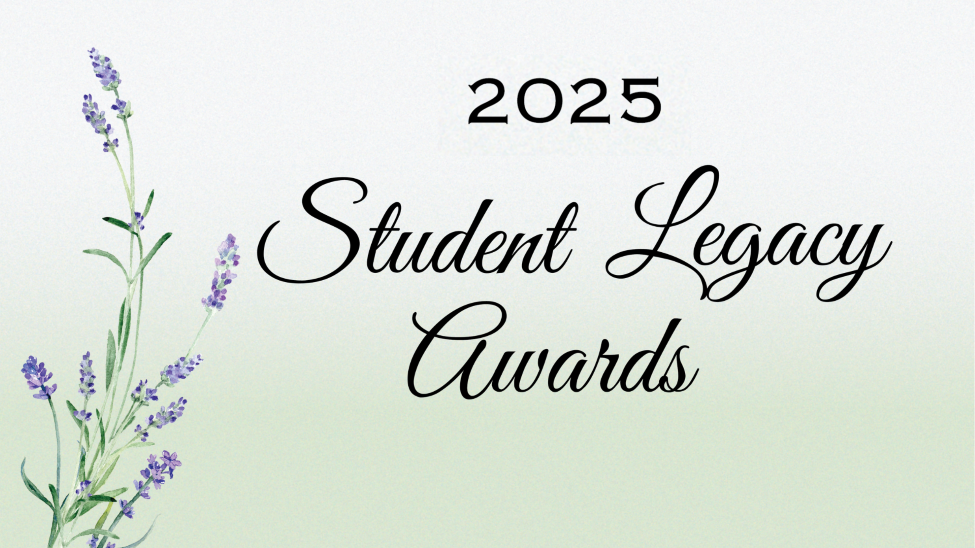 Cover for the 2025 Student Legacy Awards