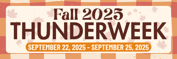 Banner of Fall 2025 ThunderWeek