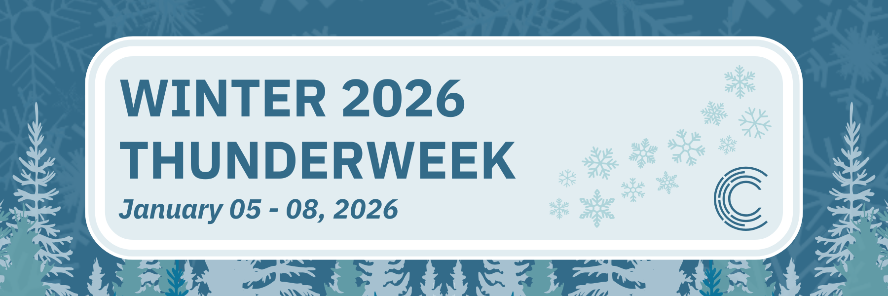 Email banner for Winter 2026 ThunderWeek